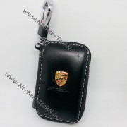 Шкіряний чохол для ключів Porsche (Порше), ключниця з логотипом авто